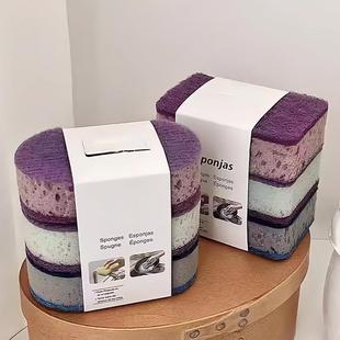 Thick High-Density Colored Dishwashing Sponge Scrubbers (Pac