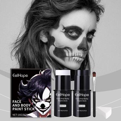 EELHOPE Halloween Face Paint Stick Set - Multicolor Makeup S