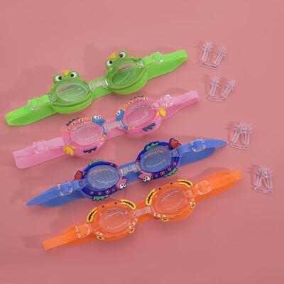 Wholesale children's swimming goggles, cartoon design swimmi