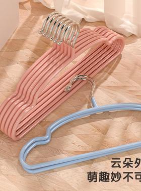 Baby and children's clothes hanger for home use, anti-slip a