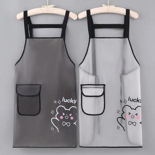 New Waterproof Apron for Home Use, Women's Kitchen Waterproo