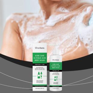 OCEAURA Soothing Moisturizing Body Wash gently cleanses the