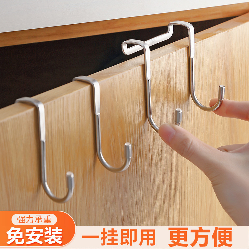 No-drill hooks made of 304 stainless steel versatile for use