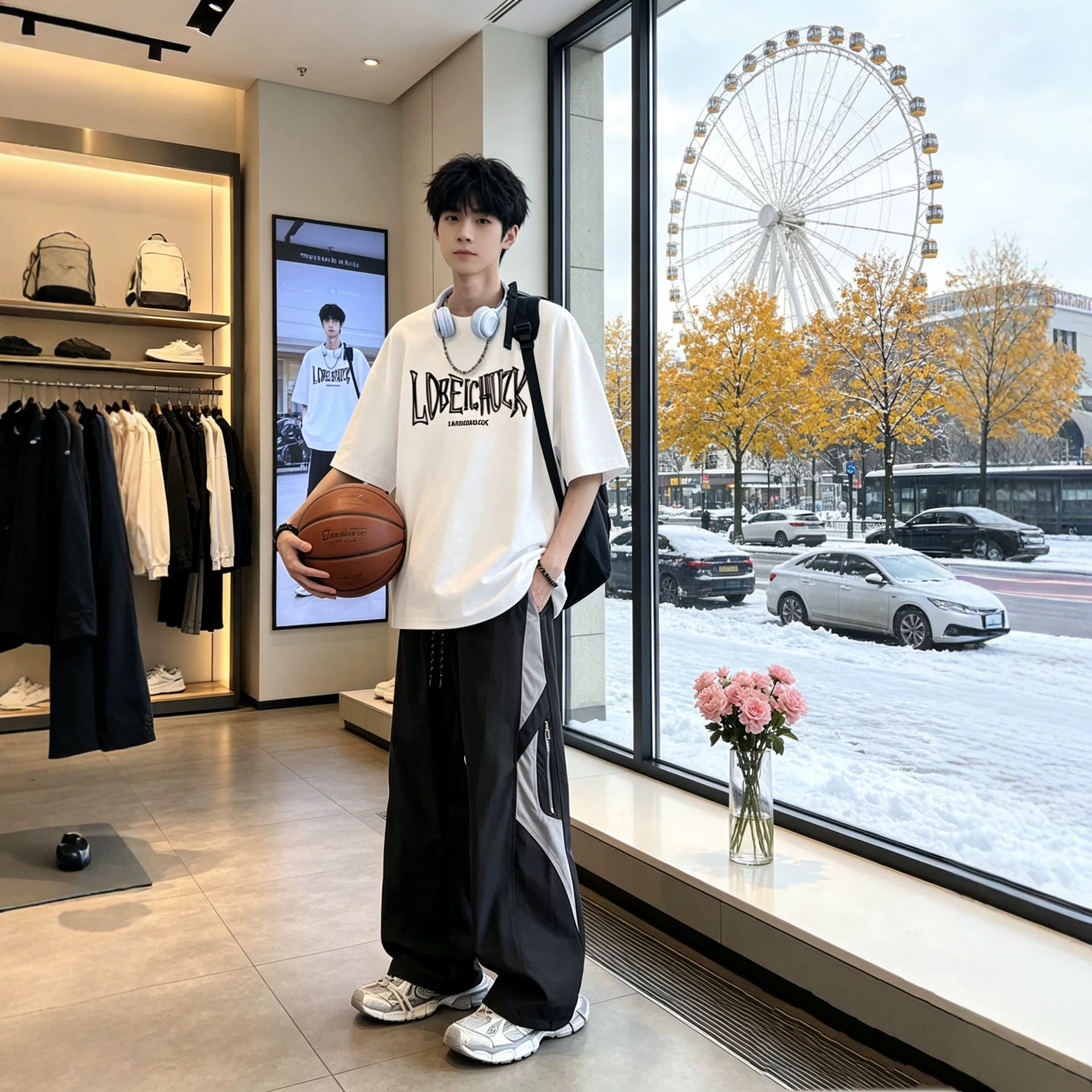 JUNMANNER美式重磅短袖休闲运动套装