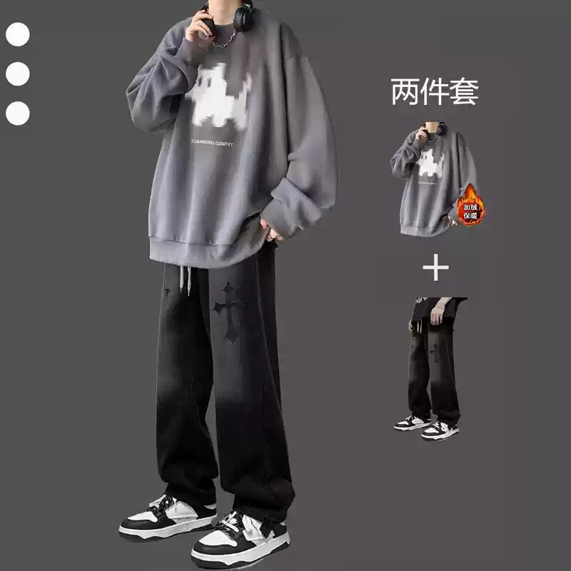JUNMANNER套装男生潮流休闲运动套装