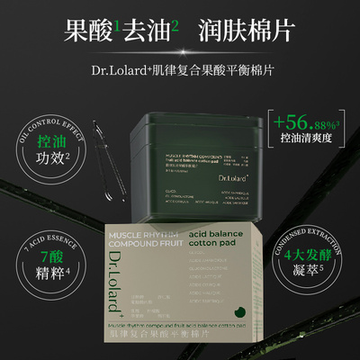 【洋葱片】Dr.Lolard+肌律复合果酸平衡棉片