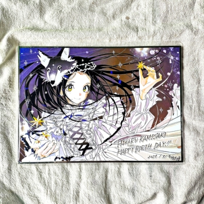 日谷色纸金牌得主舞冰的祈愿狼崎光生日原画贺图色纸礼物二次元