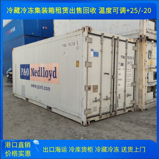 海运冷藏集装箱移动冷库储存货柜