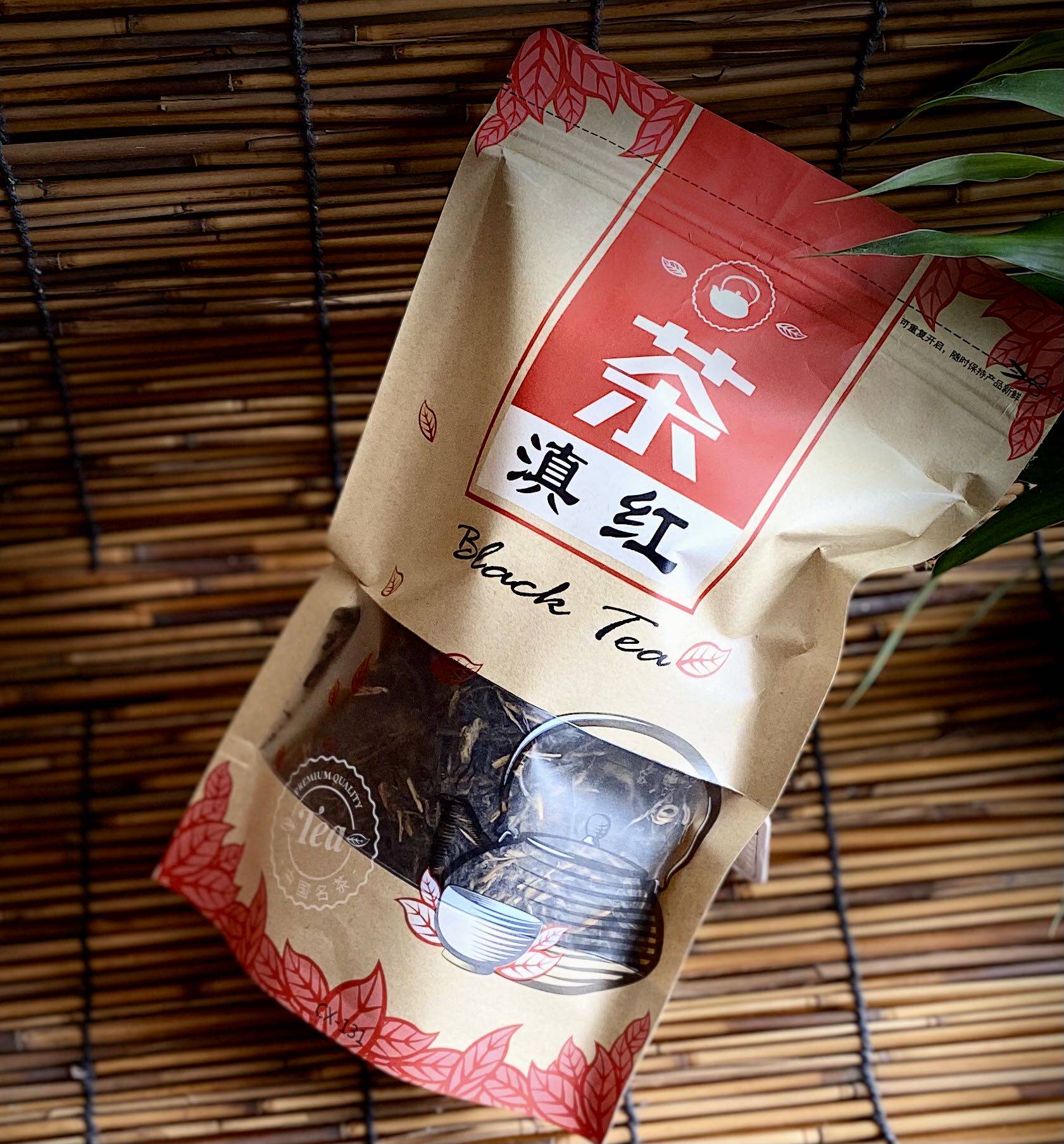 楚红留香云南滇红 松针红茶 散装袋装250克