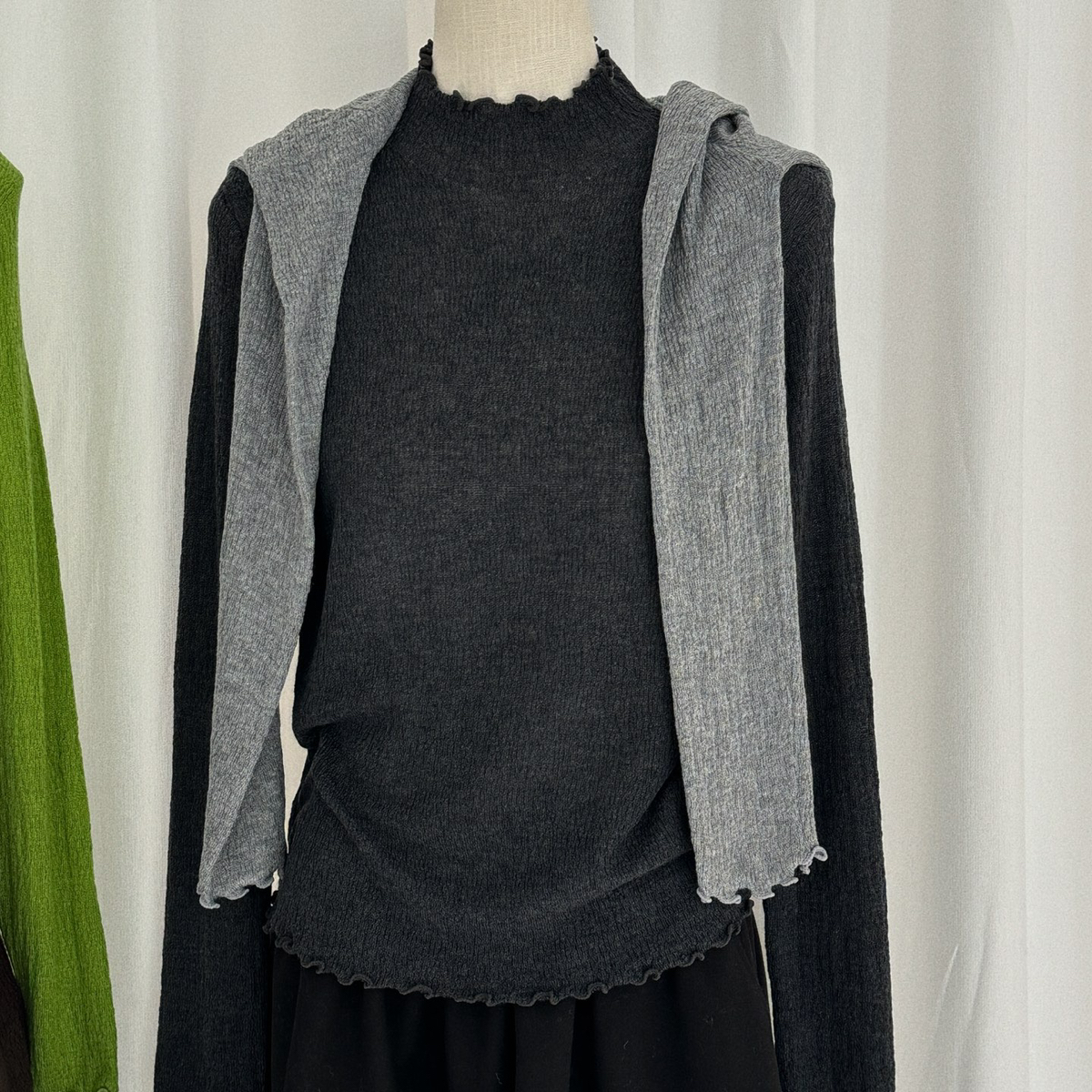 ternal.西子-边肌理感亲肤质感百搭打底衫针织衫（含6羊毛）m1625