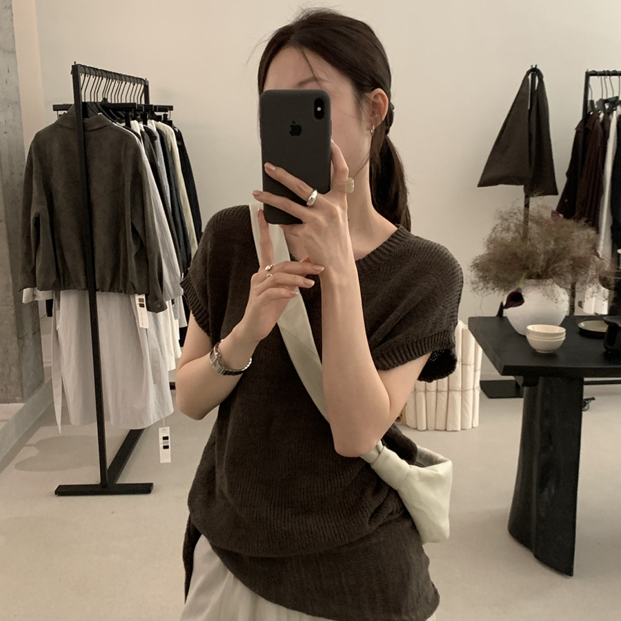 ABOWLAB舒适时尚简约针织衫配丝巾AW3067