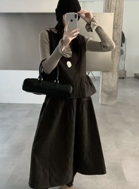 eternal.西子-首爆圆领夹棉加厚设计感下摆花边背心上衣背心51717