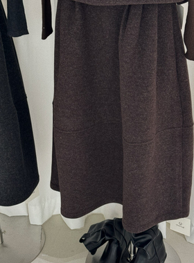 eternal.西子-首爆半松紧仿羊绒不挑人跑量质感分割线半身裙51722