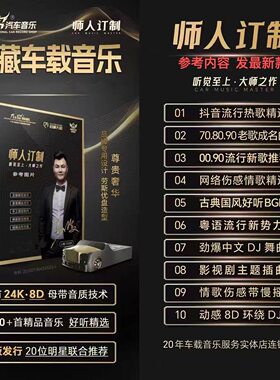 24K处理技术母带正品九头鸟高品质车载u盘抖音热门经典dj流行音乐