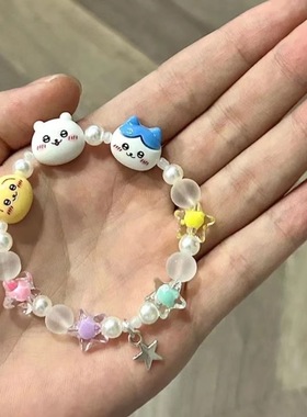 爆款chiikawa手串小众设计感吉伊小八乌萨奇手链新款手饰品