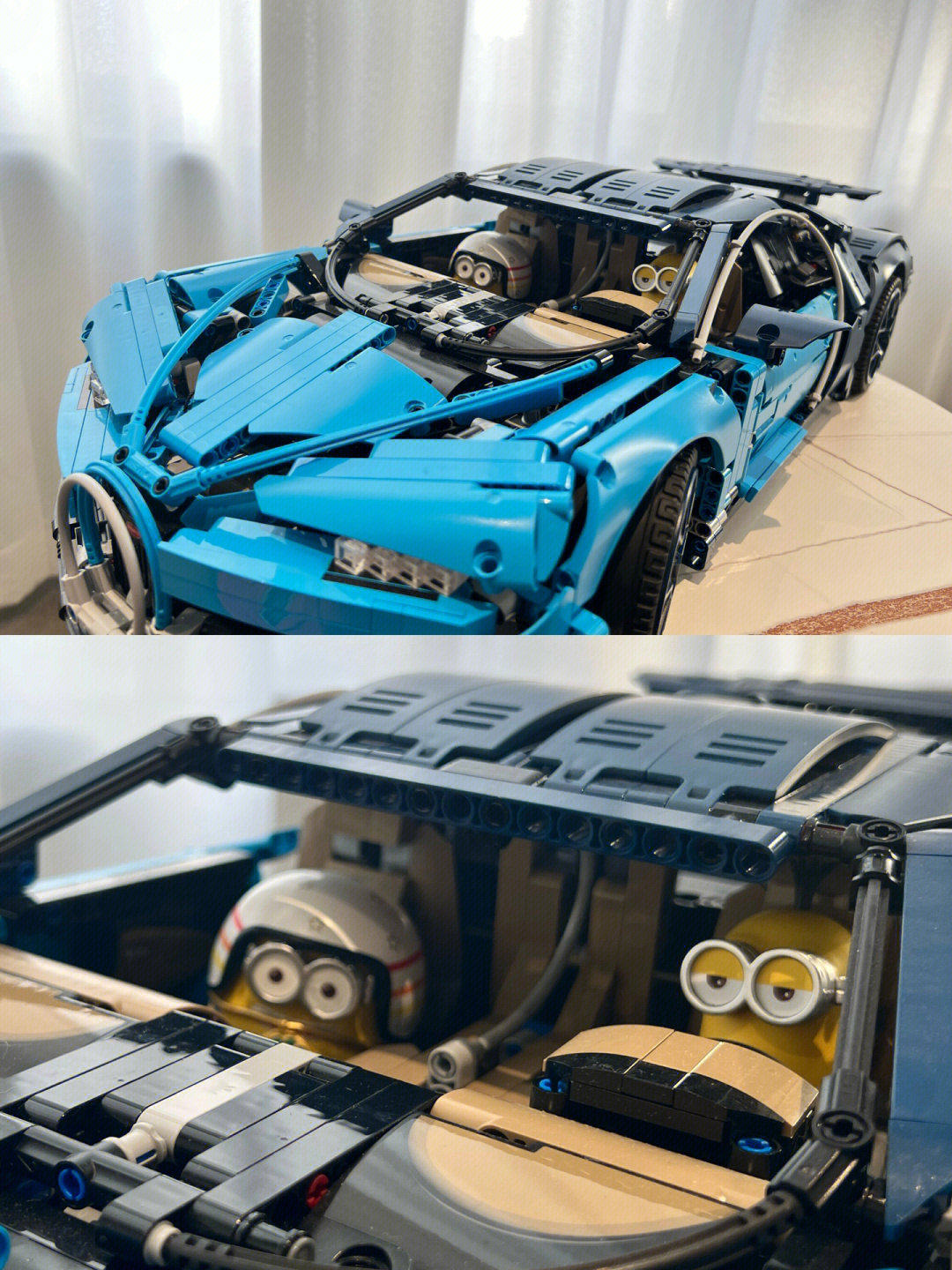 布加迪威龙高砖42083成年高难度积木国产益智拼装跑车汽车男孩moc