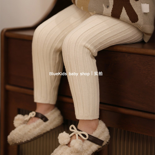 女童宝宝外穿修身加厚保暖打底裤