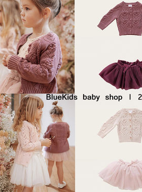 25春秋新品  女童宝宝半身纱纱裙tutu裙公主裙蓬蓬裙镂空针织开衫