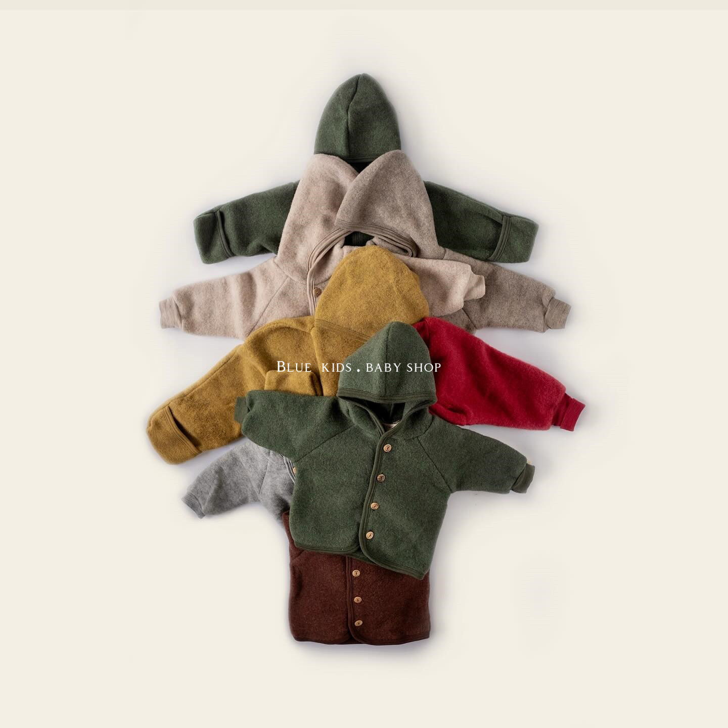 100%美利奴羊毛 秋冬德国E家羊毛上衣外套婴儿宝宝柔软保暖呢大衣