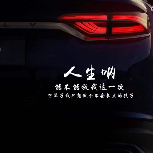 人生呐汽车贴纸能不能放过我这一次创意天窗文字装饰个性网红车贴,汽车用品/电子/清洗/改装,汽车装饰贴/反光贴,淘宝优惠券,粉丝福利购,淘宝优惠卷