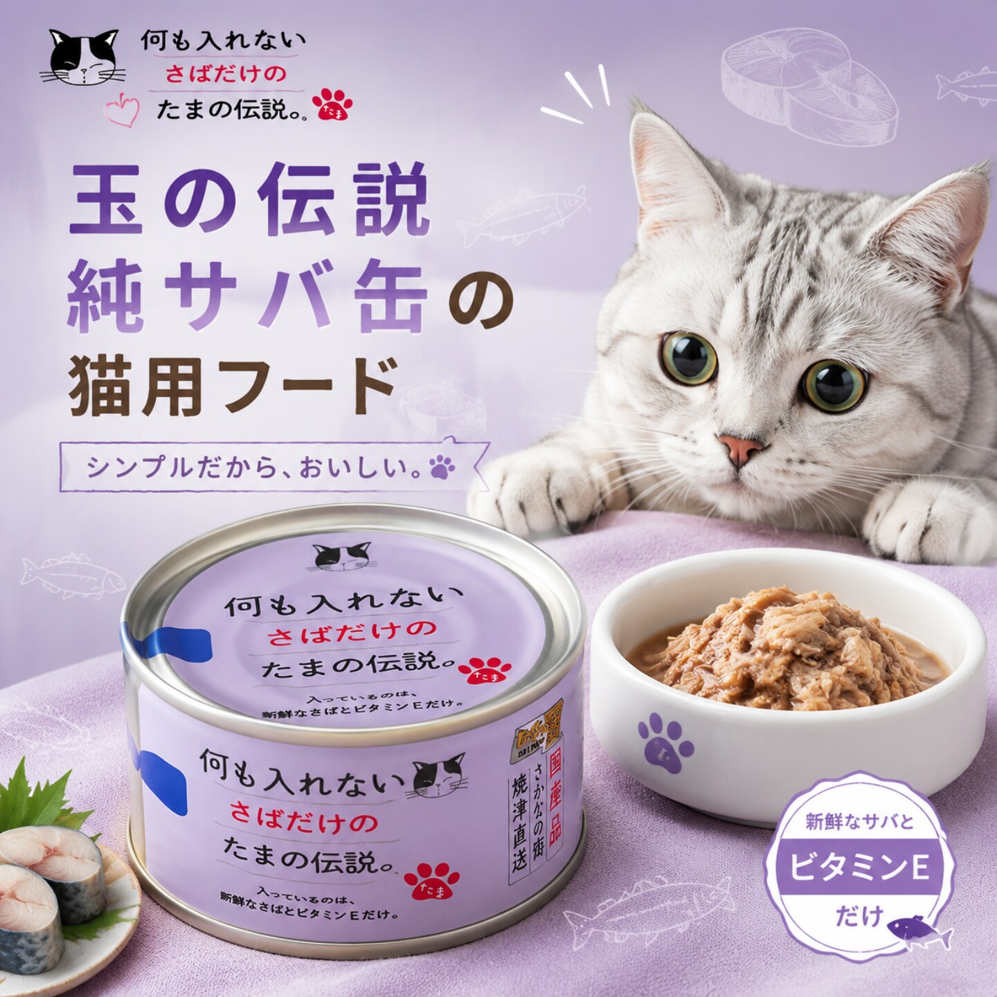 日本进口玉之传说系列猫罐头金枪鱼鲭鱼鲣鱼猫咪补水湿粮罐无添加