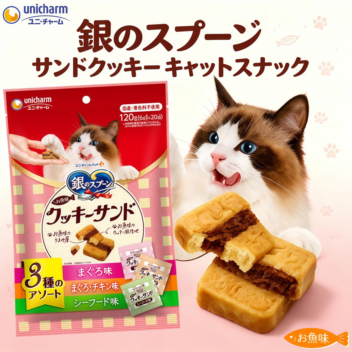 日本进口银勺三明治金枪鱼猫粮