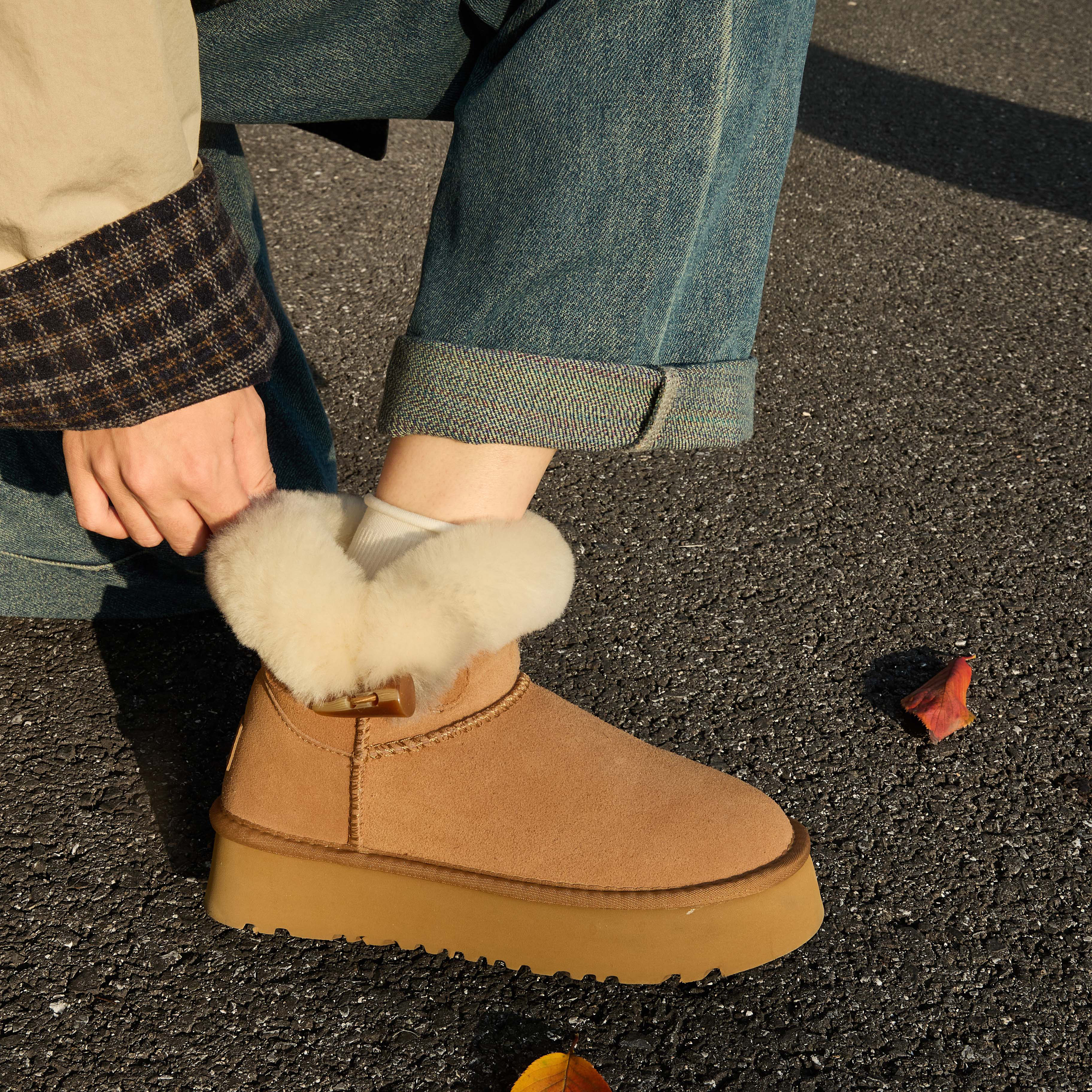 冬季超绝雪地靴厚底棉鞋