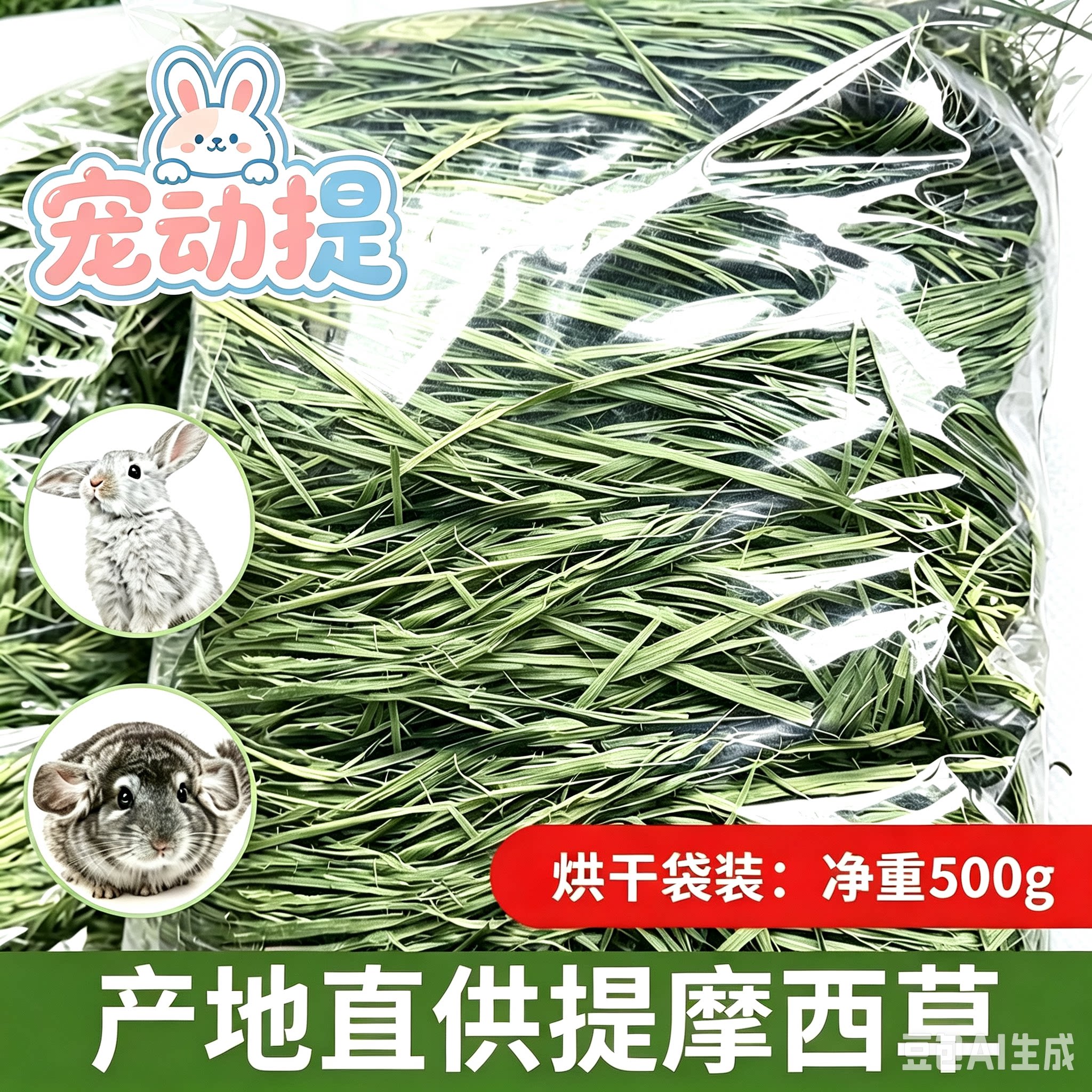 产地直供26年烘干新提摩西草精品兔子干草荷兰猪粮龙猫兔兔干草