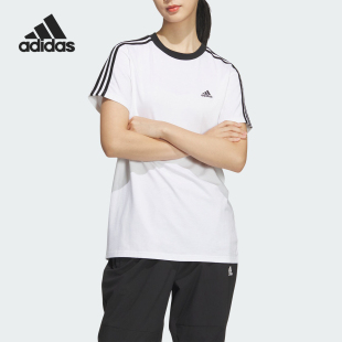 26夏W T恤JI6978 Adidas 女士简约运动短袖 阿迪达斯正品