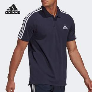 运动休闲短袖 新款 男士 GK9100 POLO衫 阿迪达斯正品 Adidas 夏季