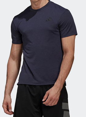 Adidas/阿迪达斯正品秋季新款男子运动休闲短袖圆领T恤GR7101