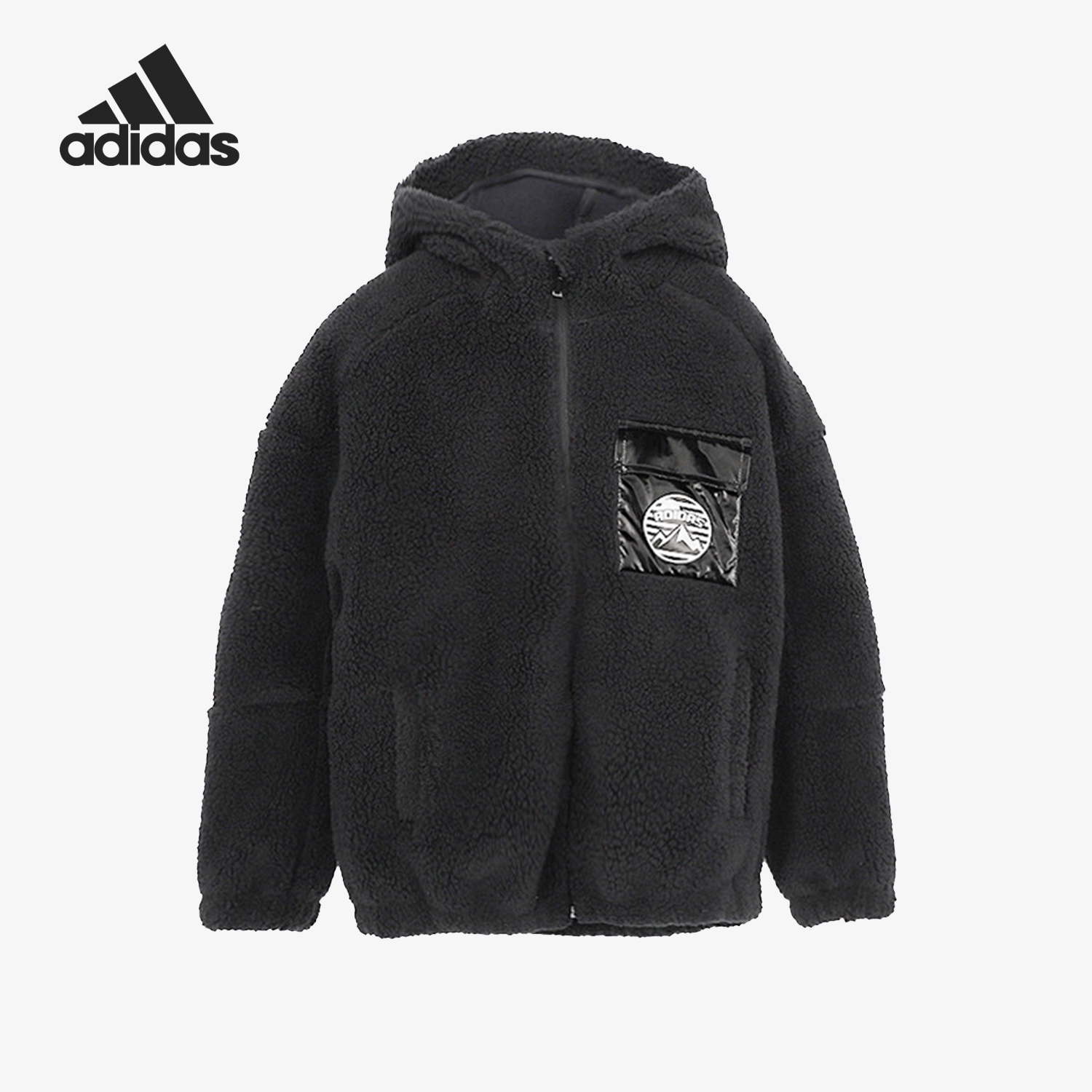 阿迪达斯正品大童休闲外套