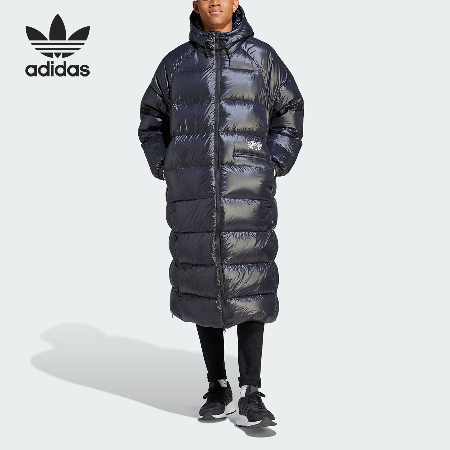 阿迪达斯正品男子运动羽绒服