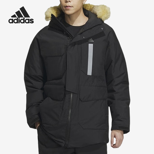 阿迪达斯正品男子休闲羽绒服