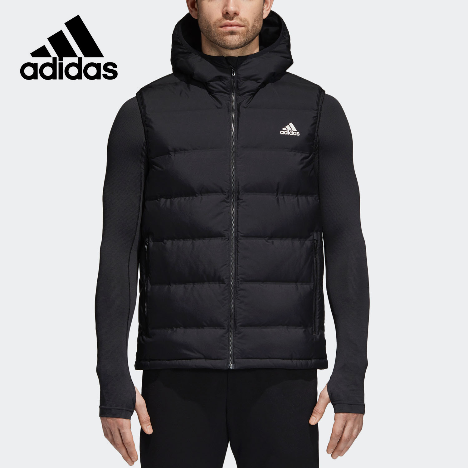 adidas阿迪达斯正品男子羽绒背心