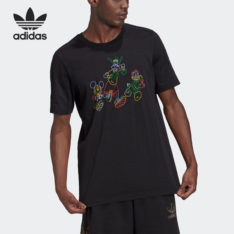 Adidas/阿迪达斯正品三叶草夏季新款男圆领透气短袖T恤HF4932