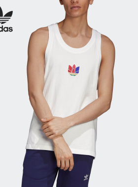 Adidas/阿迪达斯正品三叶草夏季新款男子透气无袖背心GE0855
