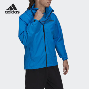 HA2305 26夏TERREX户外连帽男子运动夹克外套 Adidas 阿迪达斯正品
