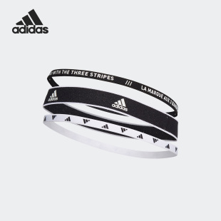 新款 男女训练运动潮流头带三条装 阿迪达斯正品 Adidas GM4529