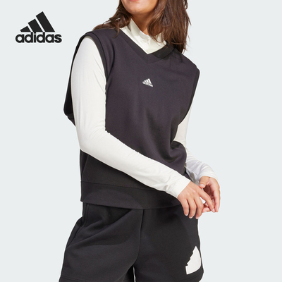 阿迪达斯女士宽松运动休闲背心