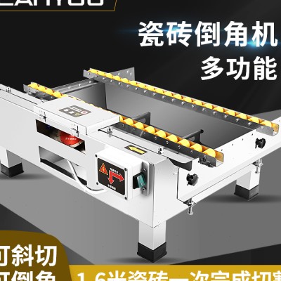 瓷砖倒角机45高精度无尘台式自动倒角器便携式直切机多功能切割机
