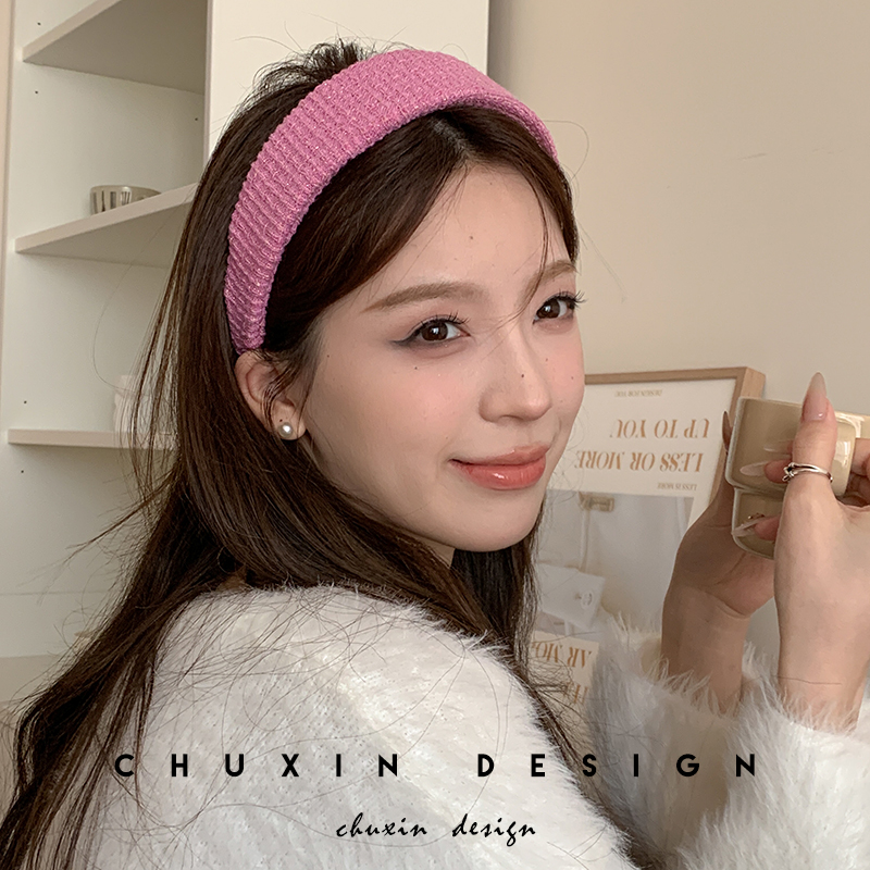初心cx发箍复古编织加宽头箍