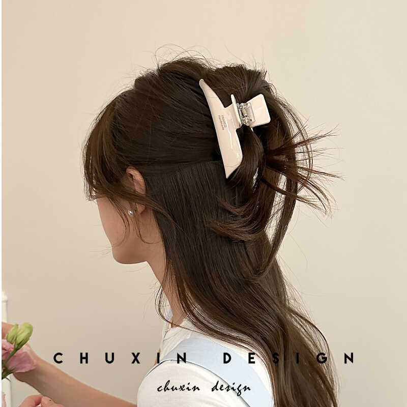 复古简约抓夹亚克力发夹