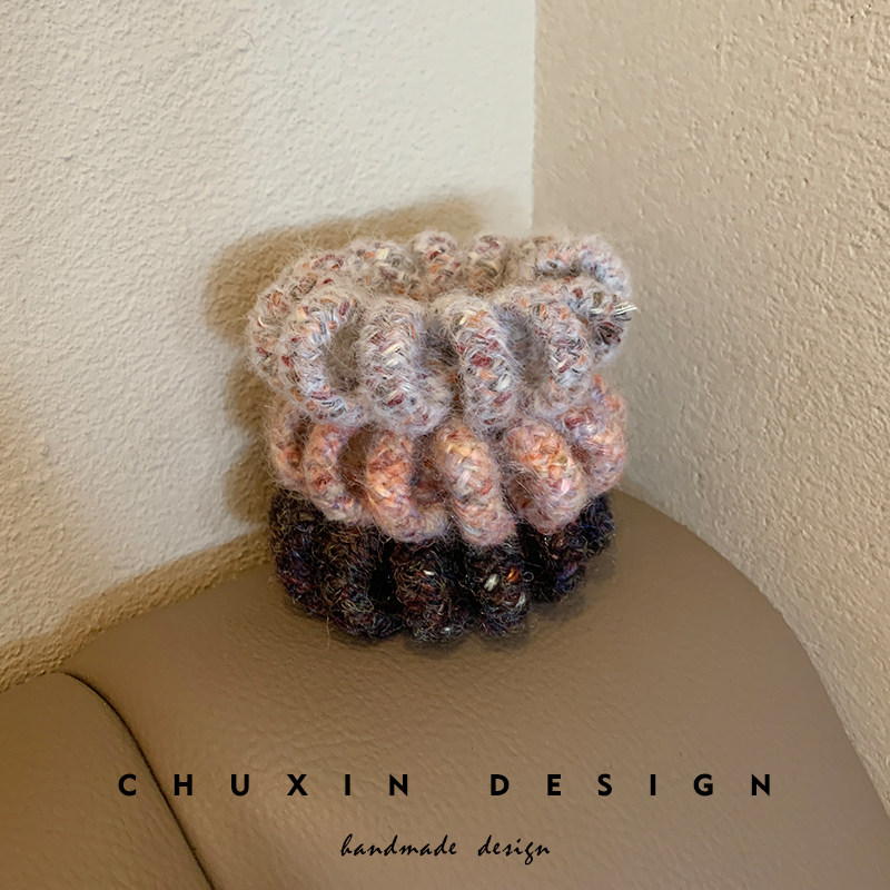 电话线发圈小号百搭头绳韩国ins