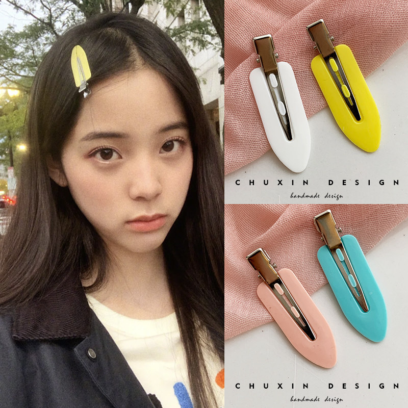 ins网红同款化妆百搭无痕发夹