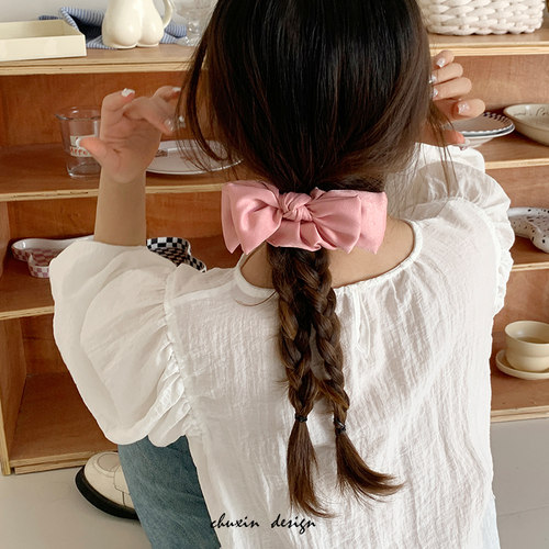 初心cx日韩蝴蝶结发圈