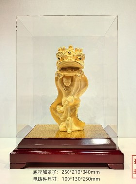 摆件开业庆典舞狮黄飞鸿绒沙金