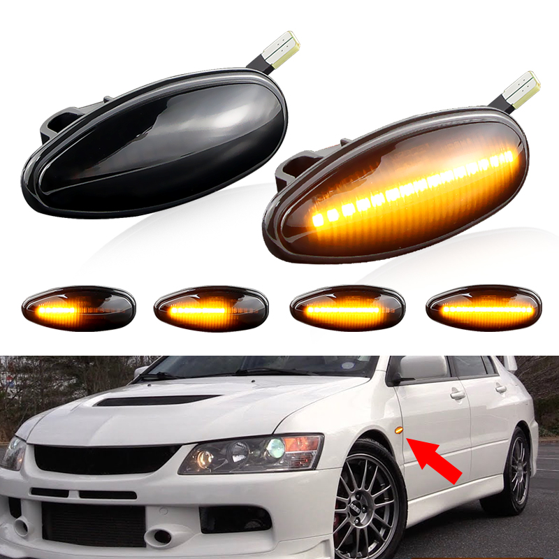 适用欧蓝德猎豹CS6帕杰罗V73V75V77边灯侧转向灯叶子板流水边灯