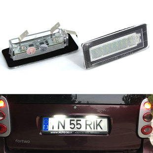 W451LED牌照灯解码 适用04 W450 15年奔驰精灵斯玛特Smart Fortwo