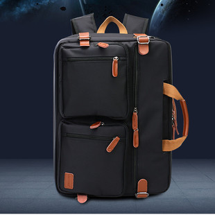 男士双肩包商务出差大容量笔记本电脑2025高颜值加厚帆布旅行背包